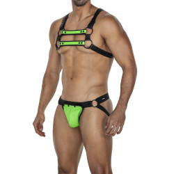 CUT4MEN Harnais 4Way Noir-Vert